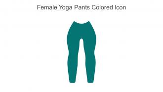 Female Yoga Pants Colored Icon In Powerpoint Pptx Png And Editable Eps Format