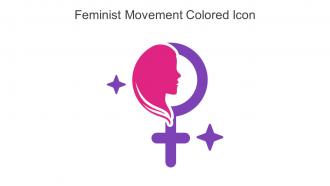 Feminist Movement Colored Icon In Powerpoint Pptx Png And Editable Eps Format