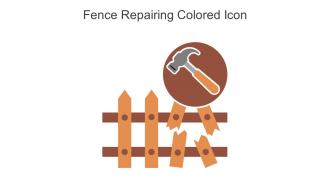 Fence Repairing Colored Icon In Powerpoint Pptx Png And Editable Eps Format