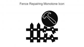 Fence Repairing Monotone Icon In Powerpoint Pptx Png And Editable Eps Format
