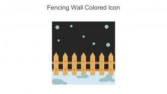 Fencing Wall Colored Icon In Powerpoint Pptx Png And Editable Eps Format