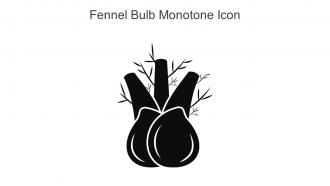 Fennel Bulb Monotone Icon In Powerpoint Pptx Png And Editable Eps Format