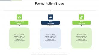 Fermentation Steps In Powerpoint And Google Slides Cpb