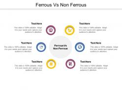 Ferrous vs non ferrous ppt powerpoint presentation professional skills cpb