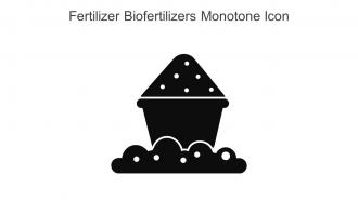 Fertilizer Biofertilizers Monotone Icon In Powerpoint Pptx Png And Editable Eps Format