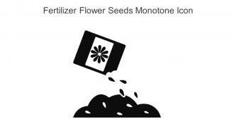Fertilizer Flower Seeds Monotone Icon In Powerpoint Pptx Png And Editable Eps Format