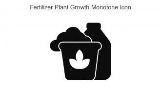 Fertilizer Plant Growth Monotone Icon In Powerpoint Pptx Png And Editable Eps Format