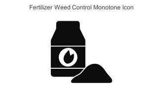 Fertilizer Weed Control Monotone Icon In Powerpoint Pptx Png And Editable Eps Format