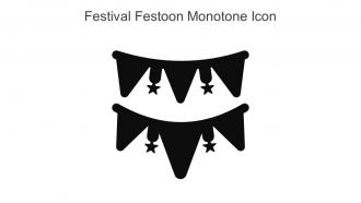 Festival Festoon Monotone Icon In Powerpoint Pptx Png And Editable Eps Format
