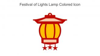 Festival Of Lights Lamp Colored Icon In Powerpoint Pptx Png And Editable Eps Format