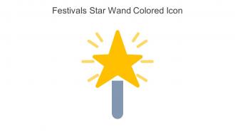 Festivals Star Wand Colored Icon In Powerpoint Pptx Png And Editable Eps Format
