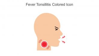 Fever Tonsillitis Colored Icon In Powerpoint Pptx Png And Editable Eps Format