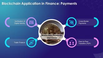 Few Instances Of Blockchain Applications In Payments Training Ppt
