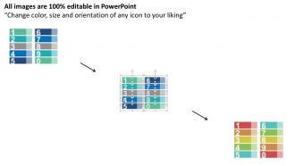 Fg zero to nine number banner diagram flat powerpoint design