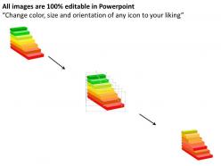 Fh green energy level indication with solar cell plate powerpoint template