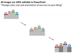 30186813 style variety 3 podium 4 piece powerpoint presentation diagram infographic slide