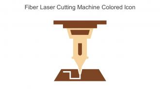 Fiber Laser Cutting Machine Colored Icon In Powerpoint Pptx Png And Editable Eps Format