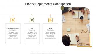 Fiber Supplements Constipation In Powerpoint And Google Slides Cpb