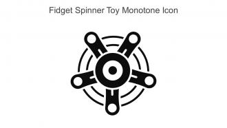 Fidget Spinner Toy Monotone Icon In Powerpoint Pptx Png And Editable Eps Format