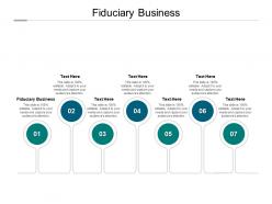 Fiduciary business ppt powerpoint presentation summary examples cpb