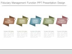 Fiduciary management function ppt presentation design