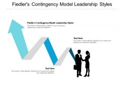 Fiedlers contingency model leadership styles ppt powerpoint presentation inspiration layouts cpb