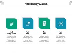 Field biology studies ppt powerpoint presentation infographics introduction cpb