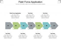 Field force application ppt powerpoint presentation infographic template brochure cpb