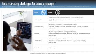 Field Marketing Challenges For Brand Campaigns