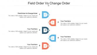 Field Order Vs Change Order Ppt Powerpoint Presentation Infographics Inspiration Cpb