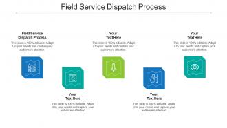 Field service dispatch process ppt powerpoint presentation gallery background designs cpb