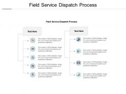 Field service dispatch process ppt powerpoint presentation professional cpb
