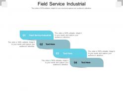 Field service industrial ppt powerpoint presentation infographics diagrams cpb