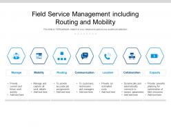 Field Service Management Including Routing And Mobility