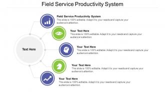 Field service productivity system ppt powerpoint presentation infographics model cpb