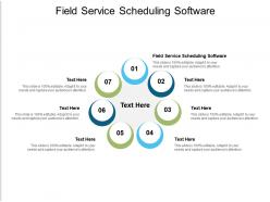 Field service scheduling software ppt powerpoint presentation infographics maker cpb