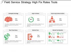Field Service Strategy High Fix Rates Tools