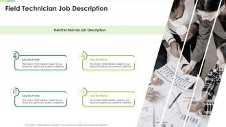 Field Technician Job Description In Powerpoint And Google Slides Cpp