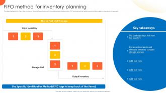 FIFO Method For Inventory Planning Global Supply Planning For E Commerce