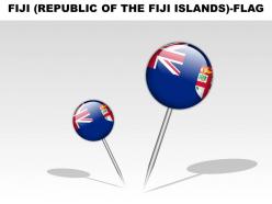 Fiji republic of the fiji islands country powerpoint flags