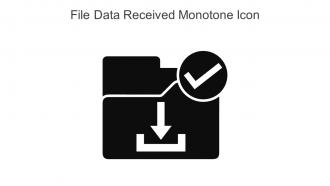 File Data Received Monotone Icon In Powerpoint Pptx Png And Editable Eps Format