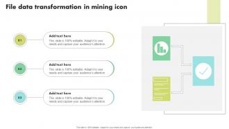 File Data Transformation In Mining Icon
