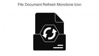 File Document Refresh Monotone Icon In Powerpoint Pptx Png And Editable Eps Format