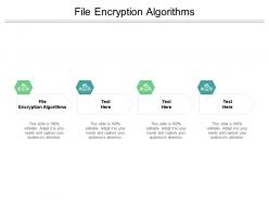 File encryption algorithms ppt powerpoint presentation styles deck cpb