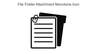 File Folder Attachment Monotone Icon In Powerpoint Pptx Png And Editable Eps Format
