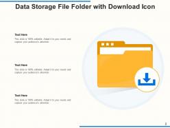 File Folder Icon Document Security Multimedia Organization