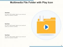 File Folder Icon Document Security Multimedia Organization