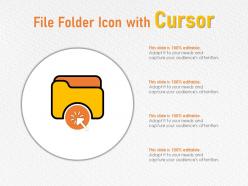 File folder icon with cursor