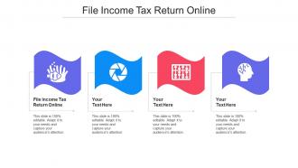 File Income Tax Return Online Ppt Powerpoint Presentation File Guide Cpb