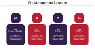 File Management Solutions Ppt Powerpoint Presentation Gallery Graphics Cpb